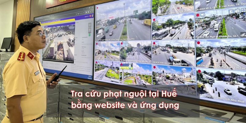 Tra cứu phạt nguội tại Huế