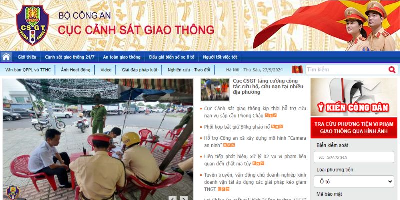 tra cứu phạt nguội quảng nam csgt