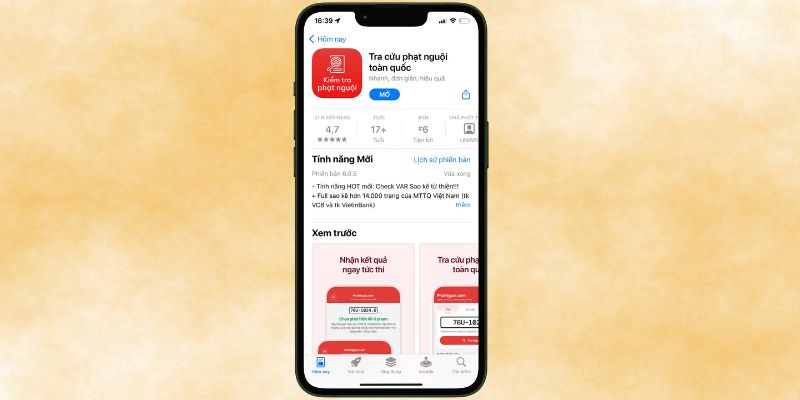 Tải và tra cứu phạt nguội quảng ngãi trên app