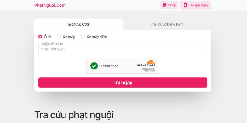 Truy cập trang chủ phatnguoi.com