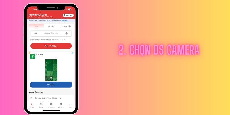 Chọn DS Camera