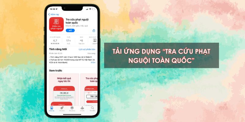 tải app tra cứu phạt nguội