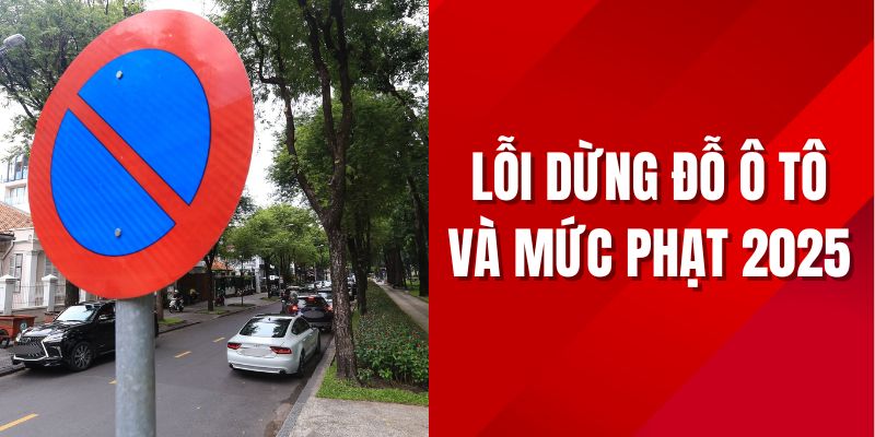 Mức phạt lỗi dừng đỗ ô tô năm 2025