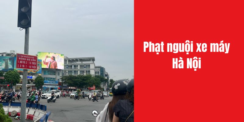 Phạt nguội xe máy hà nội
