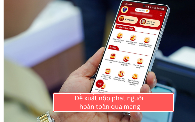 Nộp phạt nguội hoàn toàn online