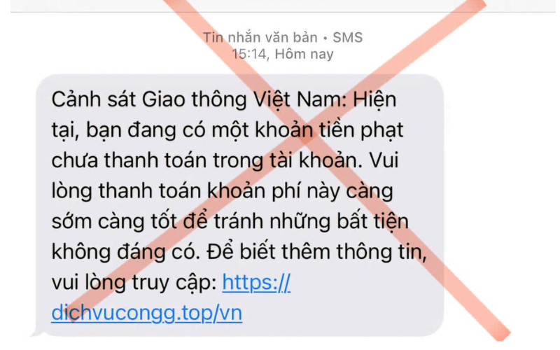 lừa đảo nộp phạt nguội